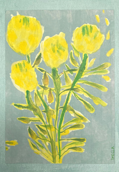 Thecla Renders, Fleur de Champs, 250 euro, Gemengde techniek op papier, 33x23 cm