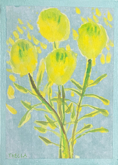 Thecla Renders, Yellow Spring, 250 euro, Gemengde techniek, 33x23 cm