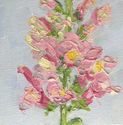 Anne Jitske Salverda, Kleurenfeestje, 195 euro, Olieverf op doek in lijst, 25x25 cm