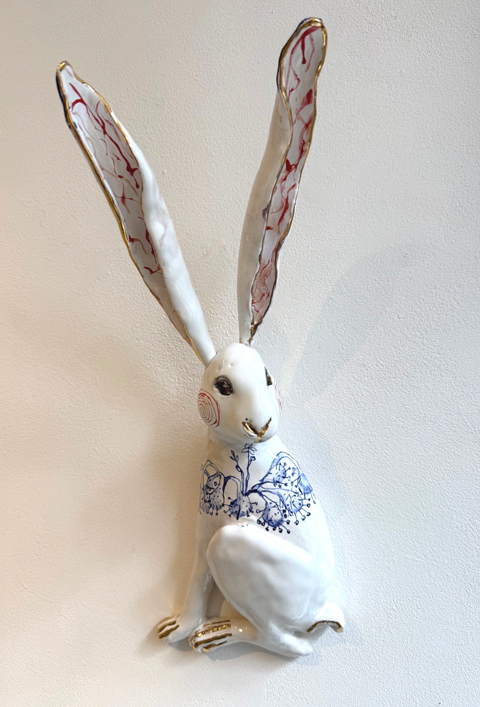 Marijke Janssen, Zonnedauw, 720 euro, Keramiek, 40x16x10 cm