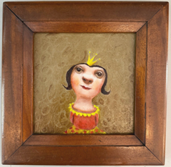 Koos ten Kate, Cherry, 275 euro, Olieverf op paneel in lijst, 15x15 cm