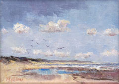 Ineke Mahieu, Dutch summer 2, Oil on canvas, 12x18x3 cm, €.120,-