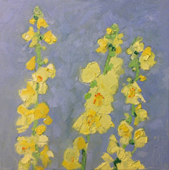 Anne Jitske Salverda, Nog een beetje zomer, 135 euro, Olieverf op paneel zonder lijst, 11,5x11,5 cm