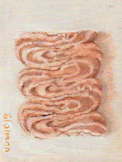 Gea Slotman, Sprits, 95 euro, Acryl op paneel zonder lijst, 10x8 cm