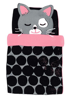 Yvonne Zomerdijk, Grijze kat, 75 euro, Linodruk in zwarte  lijst, 24x18 cm