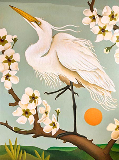 Yvonne Zomerdijk, Goud, 3400 euro, Acryl op doek in zwarte baklijst, 160x120 cm